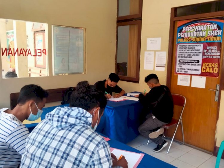 Sebagai Sentral Palayanan Publik, Loket SKCK Tetap Dibuka Dengan Penerapan Prokes