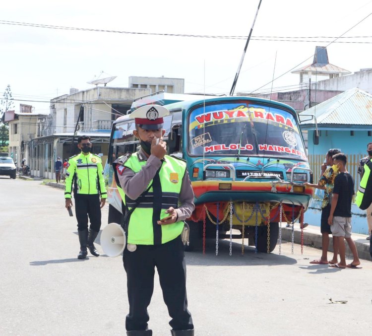 Operasi Keselamatan Hari Ke Dua, Kanit Kamsel Ajak Masyarakat Jaga Keselamatan Diri dan Orang Lain