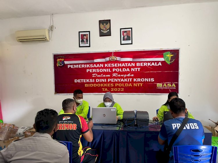 114 Personil Polres Sumba Timur Lakukan Medical Check Up Rutin