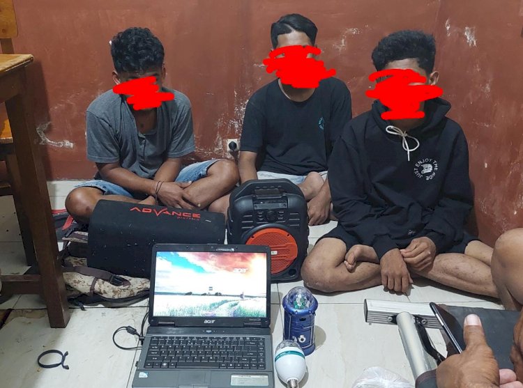 BUSER POLRES SUMBA TIMUR KEMBALI MERINGKUS KAWANAN PELAKU PENCURIAN