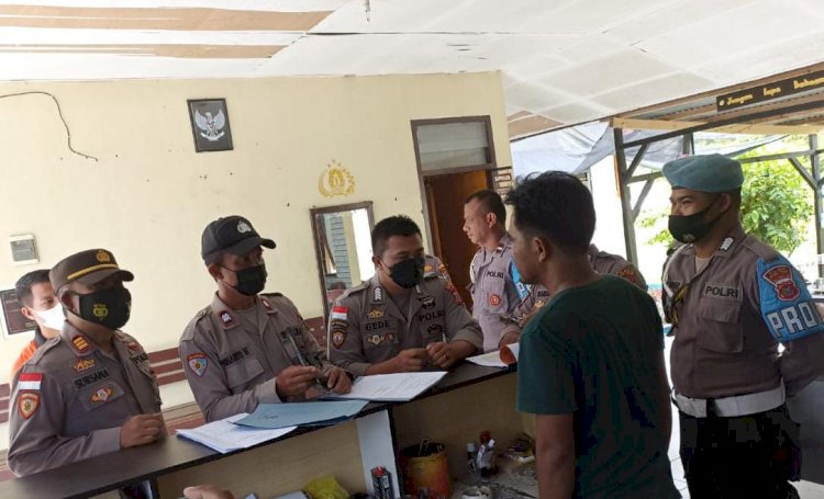 Polres Sumba Timur Lakukan Verifikasi Jelang Serah Terima Jabatan Kapolsek Kota