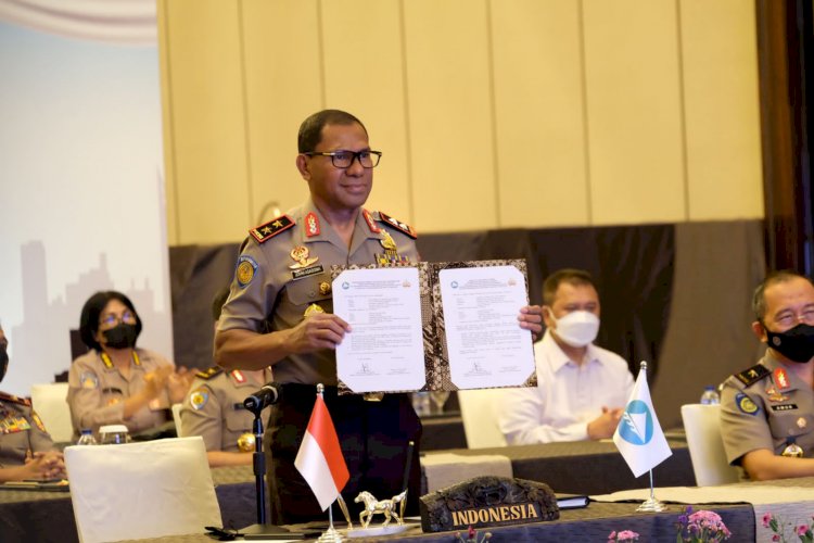 DivHubinter Polri Berkontribusi Kembangkan Strategi Keamanan Regional Melanesian Spearhead Group