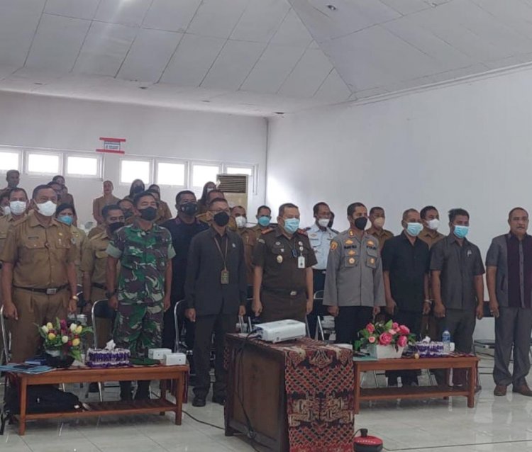 Kapolres Sumba Timur AKBP Fajar Widyadharma L. S., S.I.K Hadiri Musrembang RKPD Kabupaten Sumba Timur