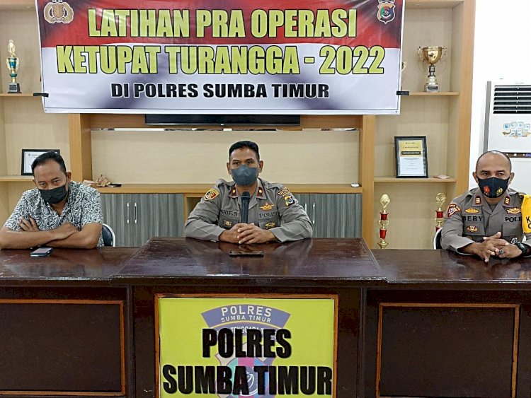 Jelang Pengamanan Hari Raya Idul Fitri 1443 H, Polres Sumba Timur Laksanakan Lat Pra Ops