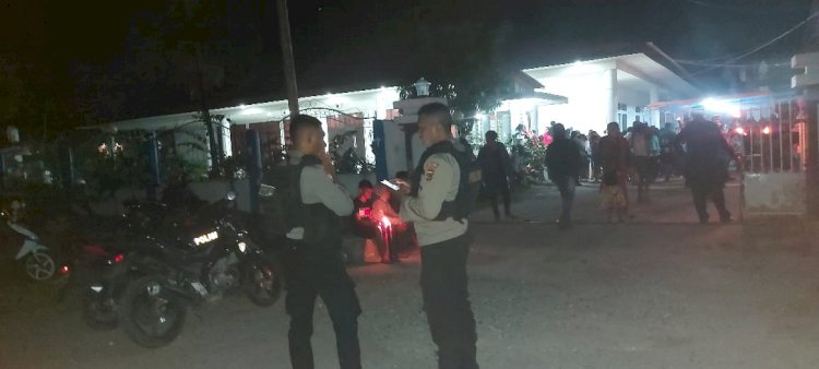 Polres Sumba Timur Kawal Pawai Obor HUT GKS Jemaat Payeti