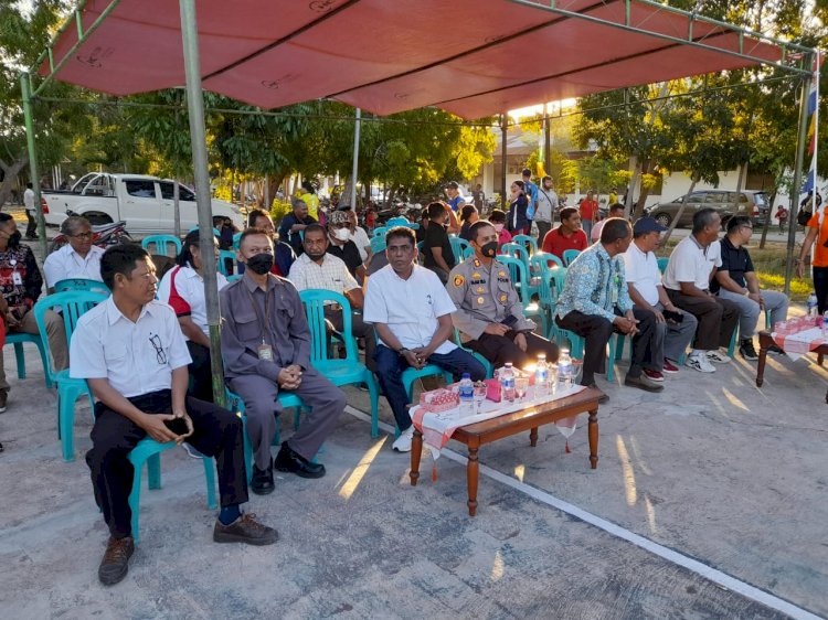 Kapolres Sumba Timur Hadiri Pembukaan Lomba Voly Ball Antar Umat Beragama