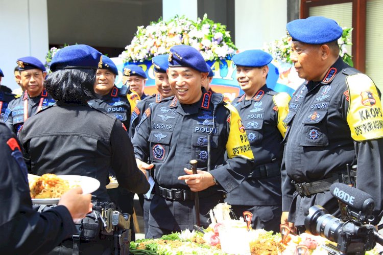 Rayakan HUT Brimob ke-77, Kapolri: Semoga Sukses Mengamankan KTT G20