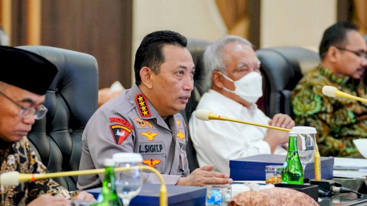 Rapat Lintas Sektoral Nataru, Kapolri Pastikan Wujudkan Rasa Aman Bagi Warga