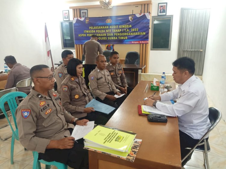 Audit Kinerja Tahap 1 Itwasda Polda NTT di Polres Sumba Timur