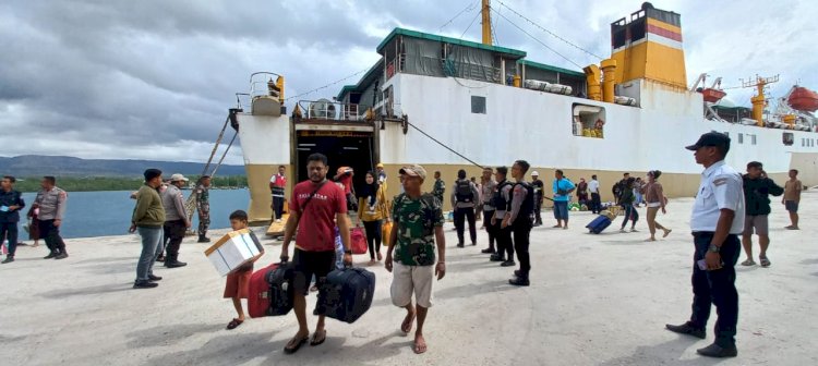 Selama Pelaksanaan Asean Summit 2023, Polres Sumba Timur Pertebal Pengamanan Pelabuhan Nusantara