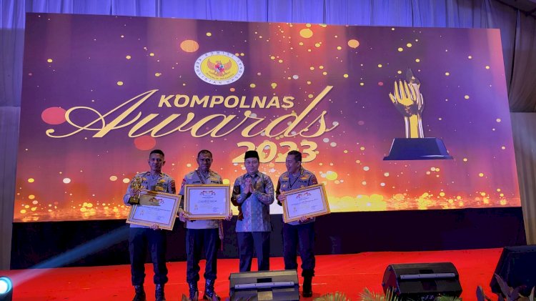 Membanggakan, Polda NTT Raih Piala dan Tiga Piagam dalam Ajang Kompolnas Awards 2023