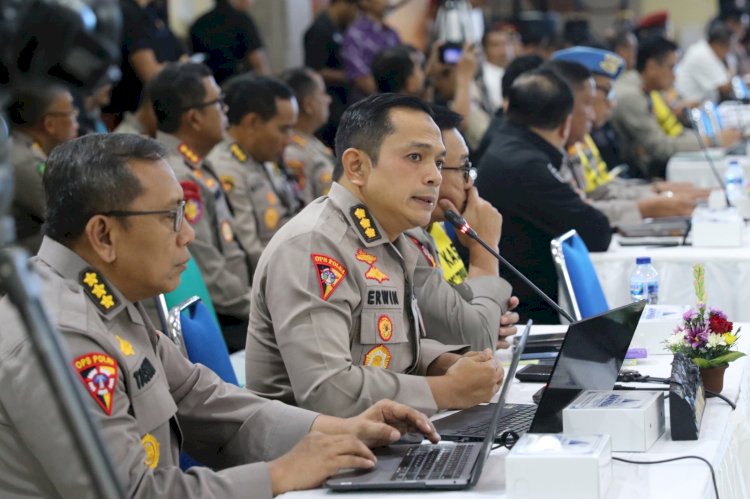 Kakorlantas Polri Bersama Kapolda Bali Laksanakan Tactical Floor Game (TFG) dalam KTT Archipelagic and Island State Forum