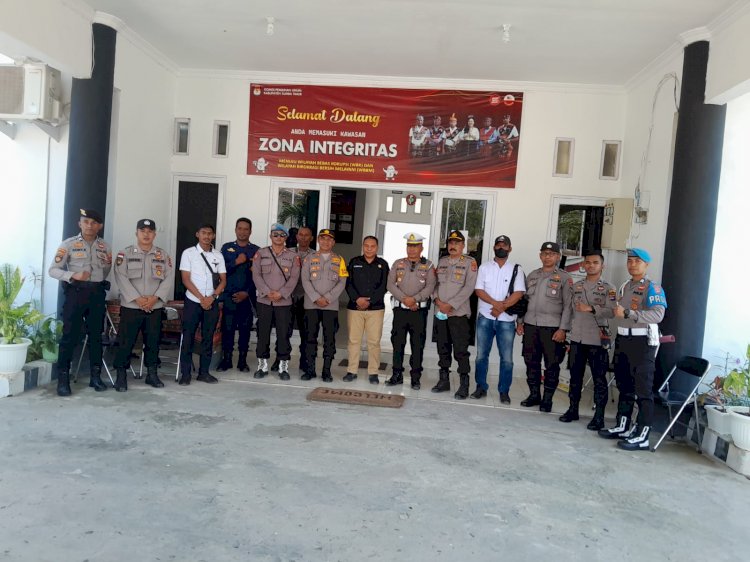 Giat OMB Turangga 2023 - 2024, Polres Sumba Timur Patroli Ke KPU Dan Bawaslu.