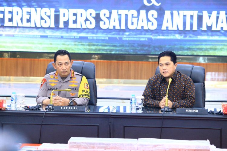 Jadikan Sepak Bola Indonesia Lebih Baik, Polri dan PSSI Sikat Mafia Skor