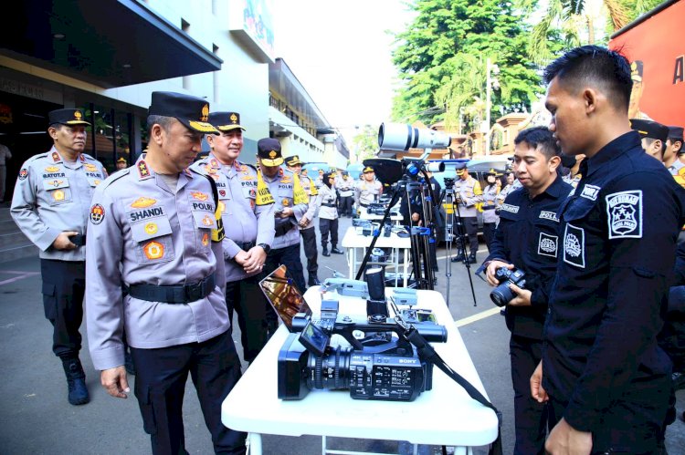 Kadiv Humas Tekankan Beberapa Hal Saat Gelar Apel Kesiapsiagaan Satgas Humas Polri  Pengamanan Nataru