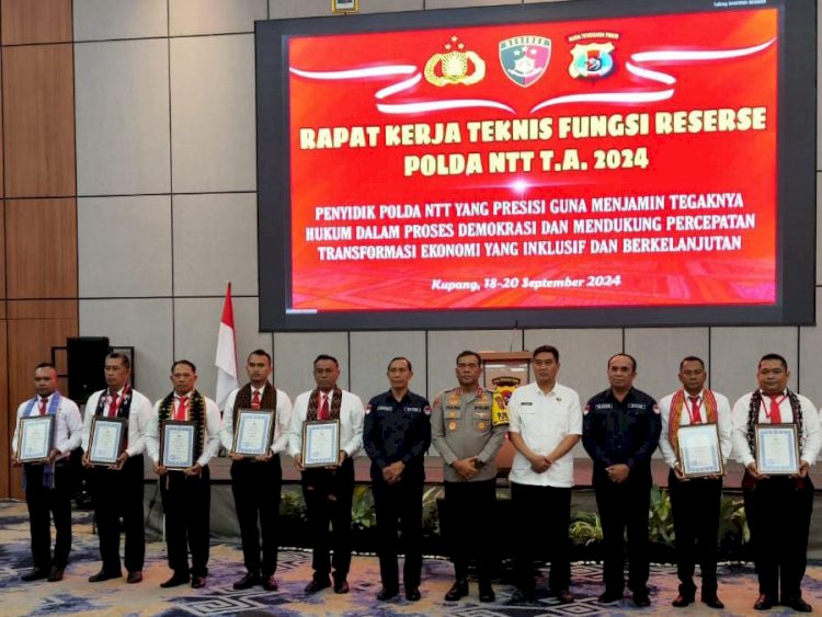 Polres Sumba Timur Raih Penghargaan Bidang Narkotika