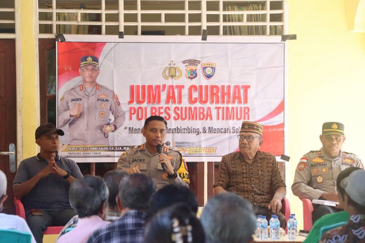 Silaturahmi Kapolres Sumba Timur di Kambajawa: