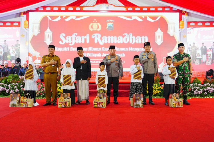 Kapolri Safari Ramadan ke Jawa Tengah, Jalin Silaturahmi dengan Tokoh Ulama Setempat