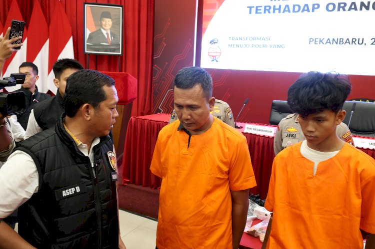 Polda Riau Tangkap Empat Debt Collector Yang Terlibat Pengrusakan dan Intimidasi
