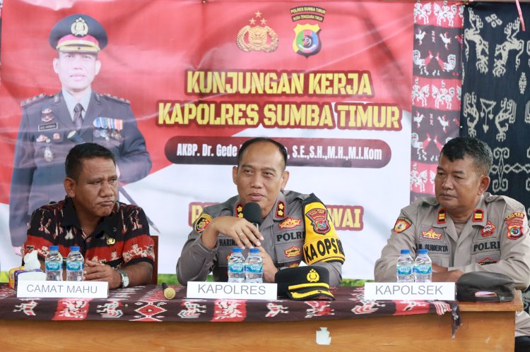 Kapolres Sumba Timur: Sinergi TNI, Polri, Pemerintah, dan Masyarakat adalah Kunci Penyelesaian Permasalahan di Tingkat Kecamatan