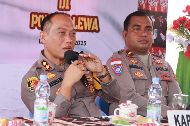 Atasi Tantangan Keamanan Wilayah, Kapolres Sumba Timur Perkuat Sinergi Aparat dan Warga