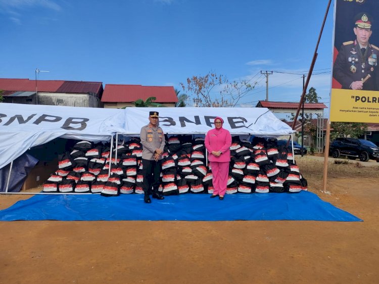 Kapolri Kirim Bantuan 5.000 Paket Sembako untuk Korban Gempa Bumi di Bengkulu
