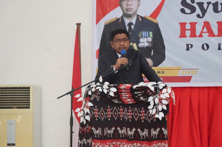 Bupati Sumba Timur Apresiasi Polres Sumba Timur dalam Momen Hari Bhayangkara ke-79
