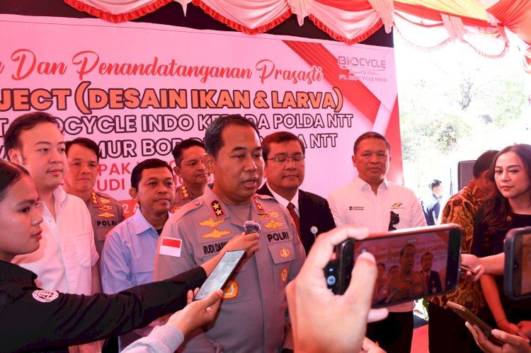 Inovasi Kapolda NTT Ubah Limbah Jadi Pakan dan Pupuk Organik