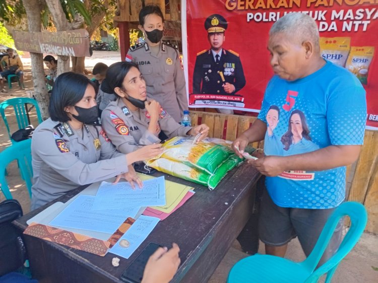 Polda NTT Salurkan 292 Ton Beras Murah, Wujudkan Kesejahteraan Rakyat Sambut HUT ke-80 RI
