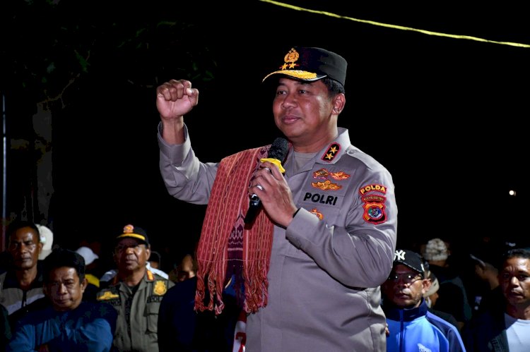 Meriahkan HUT RI ke-80, Kapolda NTT dan Forkopimda Belu Lepas Peserta Gerak Jalan 45 KM di Perbatasan RI RDTL