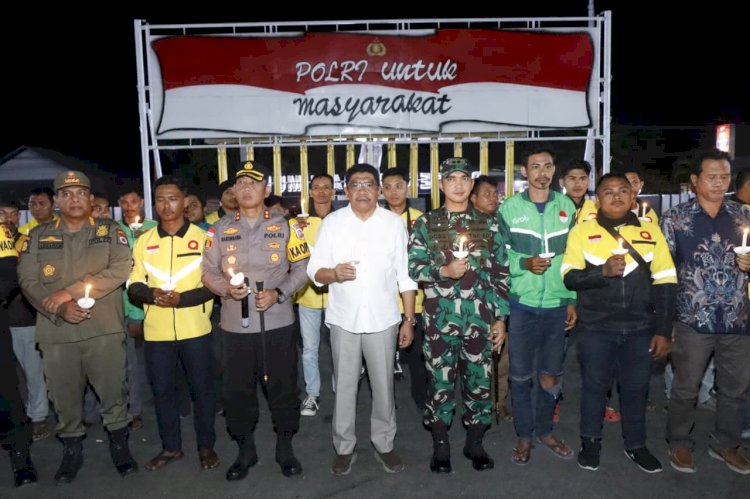 Polres Sumba Timur Jadi Simbol Solidaritas: Ojol, TNI-Polri, dan Pemda Gelar Doa Bersama