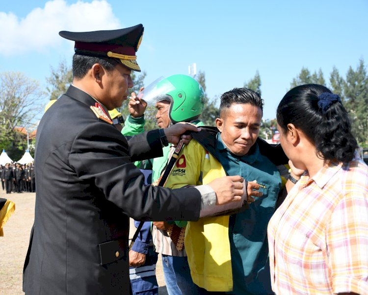 Apel Kebangsaan Polda NTT: Ojol dan Buruh Kompak Jaga Persatuan, Tolak Intoleransi dan Radikalisme