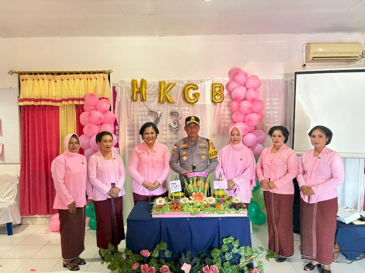 Puncak Perayaan HKG Bhayangkari ke-73 di Polres Sumba Timur Berlangsung Penuh Kebersamaan