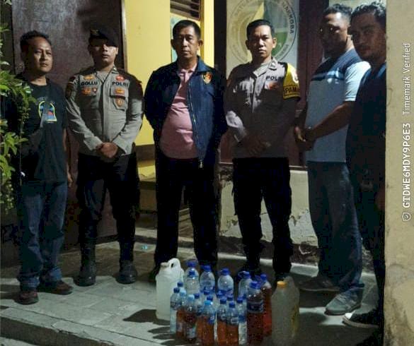 Polres Sumba Timur Gelar KRYD, Sita 28,3 Liter Miras Pinaraci