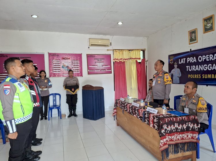 Polres Sumba Timur Gelar Lat Pra Ops Zebra Turangga 2025, Persiapkan Pelaksanaan yang Humanis dan Profesional