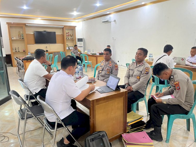 Itwasda Polda NTT Gelar Wasrik Rutin Tahap II TA 2025 di Polres Sumba Timur