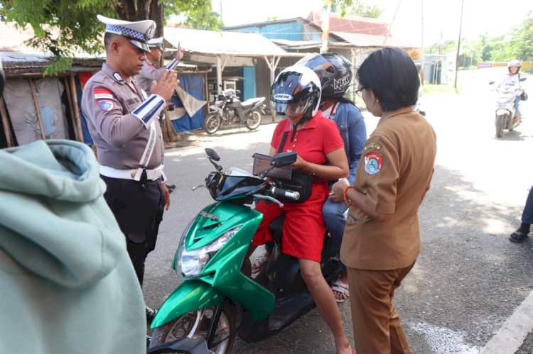 Operasi Zebra Turangga 2025 Hari ke-2 Digelar di Kota Waingapu, Fokus Tertib Lalu Lintas
