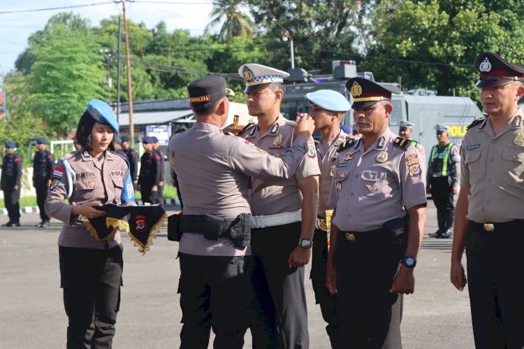 Korps Raport Kenaikan Pangkat, Kapolres Ajak Personel Tingkatkan Profesionalisme