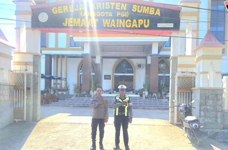 Pengamanan Terpadu, Polres Sumba Timur Kawal Perayaan Jumat Agung