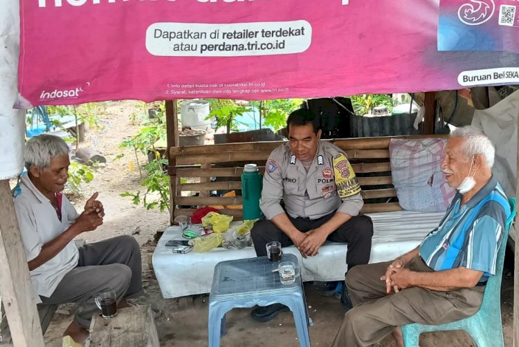 Bhabinkamtibmas Kambajawa Sambangi Tokoh Masyarakat, Perkuat Sinergi Jaga Kamtibmas