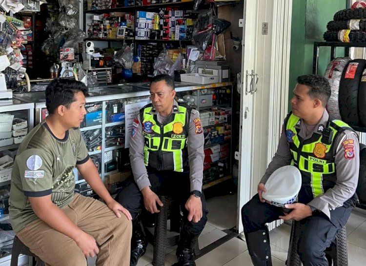 Door to Door ke Bengkel, Polisi Edukasi Larangan Knalpot Tidak Standar