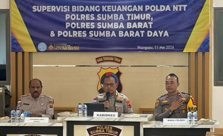 Polres Sumba Timur Jadi Lokasi Supervisi Bidkeu Polda NTT Untuk Daratan Sumba