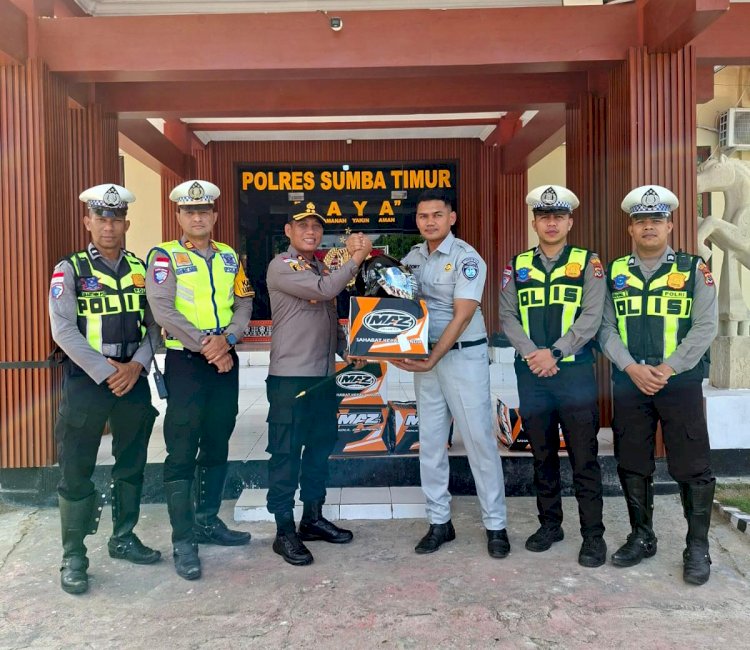 Jasa Raharja Waingapu Apresiasi Kinerja Satlantas Polres Sumba Timur Tekan Laka Lantas