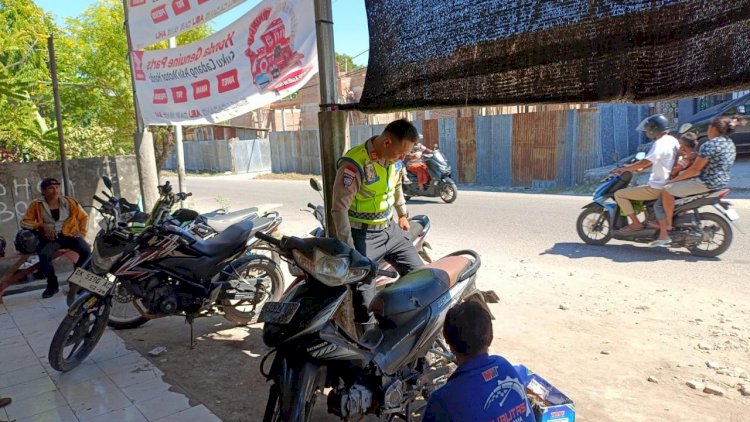 Polres Sumba Timur Tindak Tegas Knalpot Brong, Bengkel Diingatkan Tak Layani Modifikasi