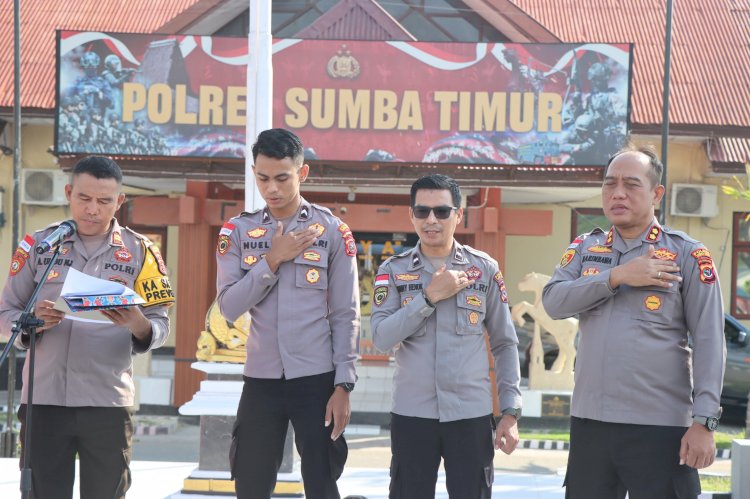 Polres Sumba Timur Gelar Terapi Kesehatan Mental Massal bagi Personel dalam Rangka Hari Bhayangkara ke-80