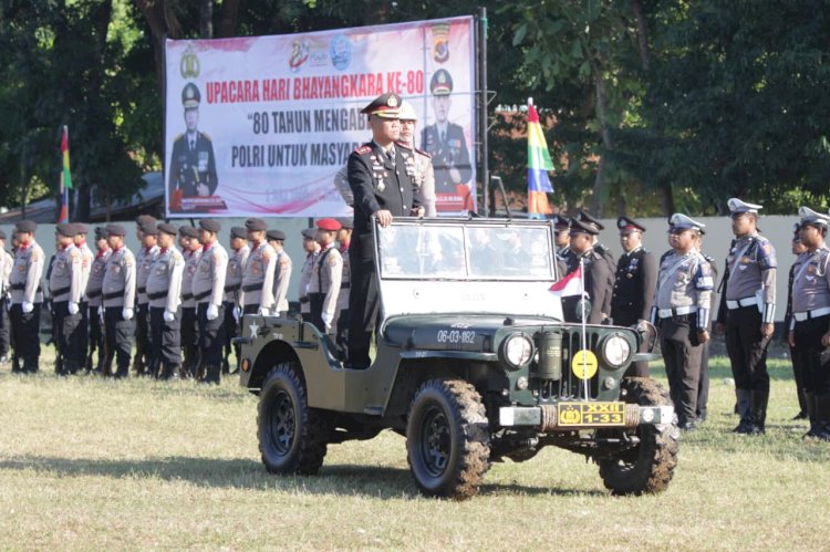Kapolres Sumba Timur Pimpin Upacara Hari Bhayangkara ke-80, Bacakan Amanat Presiden RI