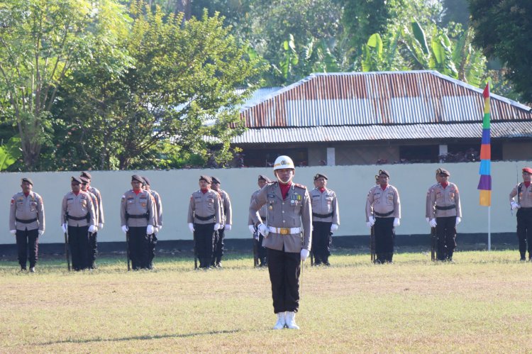 Iptu Antonius Umbu H. Njurumana Pimpin Upacara Hari Bhayangkara ke-80, Wujud Kepercayaan atas Dedikasi Pengabdian