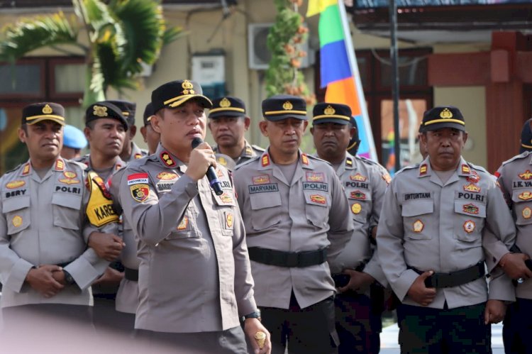 Apel Jam Pimpinan, Kapolres Sumba Timur Tekankan Semangat JAYA dalam Pelaksanaan Tugas