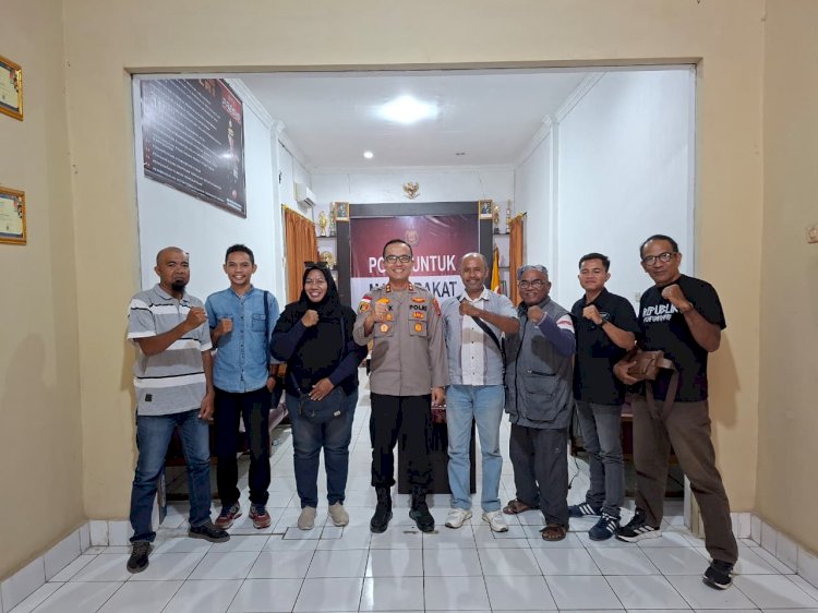 Perkuat Kemitraan dengan Media, Kapolres Sumba Timur Gelar Silaturahmi Bersama Insan Pers