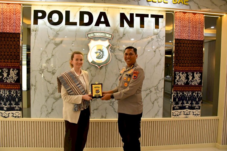 Perkuat Hubungan Bilateral, Polda NTT Terima Kunjungan Konsul Inggris